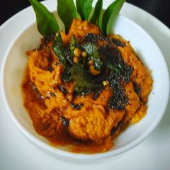 A picture of Radish chutney (mooli ki chutney).