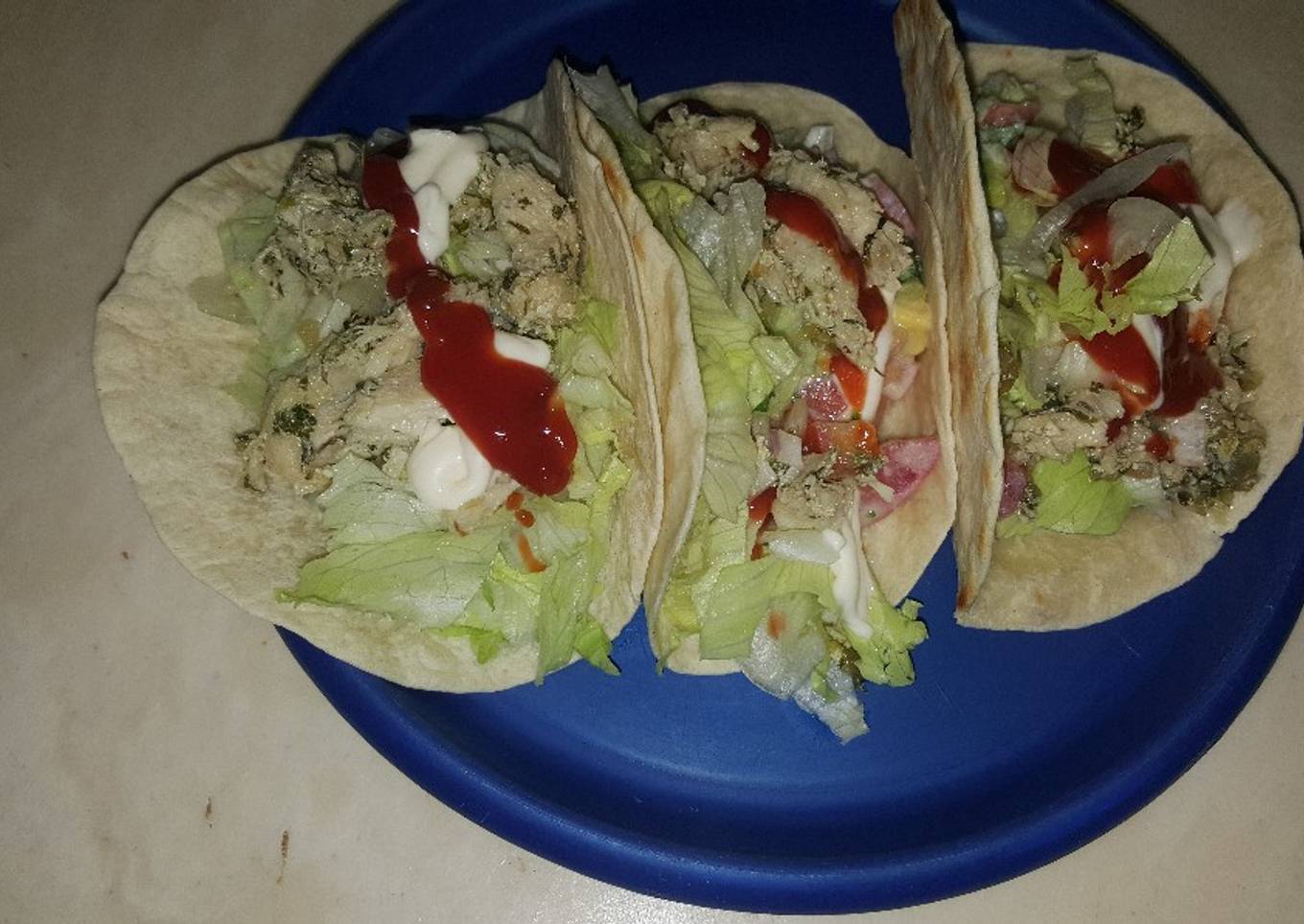 Tacos de pollo