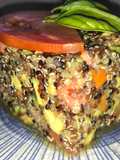 Ensalada de quinoa tricolor