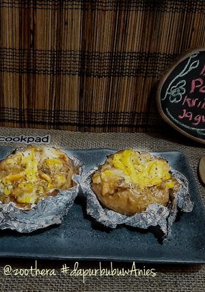 Foto resep (Air Fryer) Baked Potato Krim Jagung