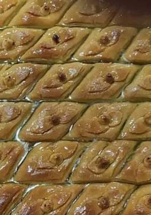 صورة لوصفة بقلاوة أمي التقليدية