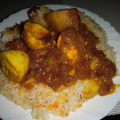 A picture of Egg biryani# rice recipe.