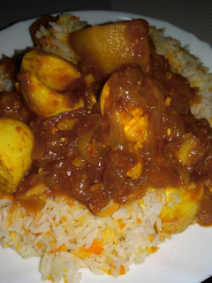 A picture of Egg biryani# rice recipe.