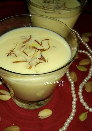 A picture of Kesariya Badam Doodh.