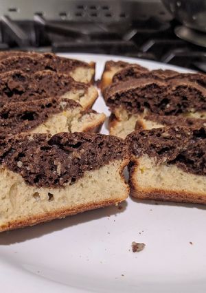 Una foto de Budín marmolado SIN Azúcar🍫