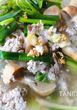 รูปของ แกงจืดเห็ดฟางหมูสับ