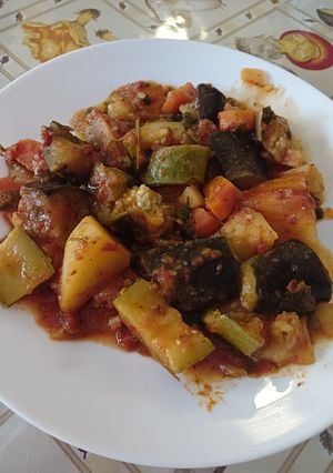 Φωτογραφία της συνταγής Μελωμένο μπριάμ 🍆🫑🍅
