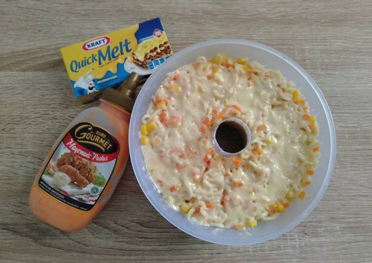 Cara Gampang Membuat Mie Kukus Keju Quick Melt, Enak