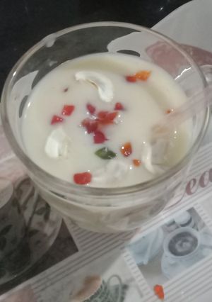 A picture of Mango shake.