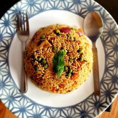Chinese fried rice😋 A picture of Chinese fried rice😋.