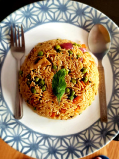 A picture of Chinese fried rice😋.