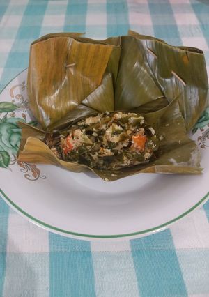 Foto resep Botok mix daun mlinjo