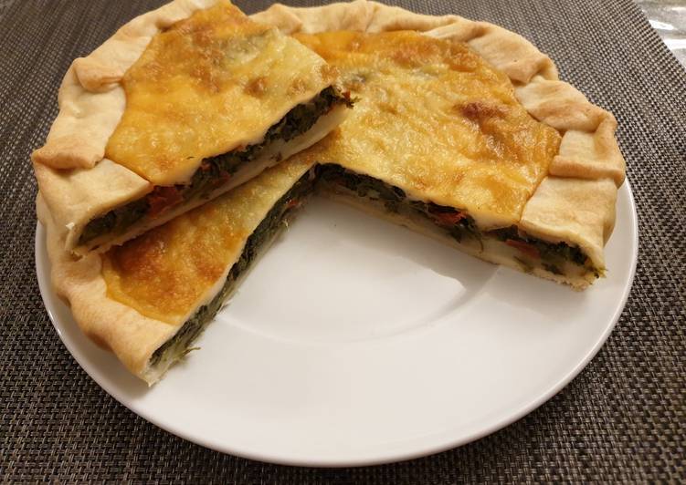 Torta salata agli spinaci