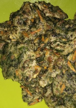 Foto resep Bakwan sayur daun singkong