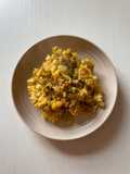 Mijo estilo India con coliflor y seitán
