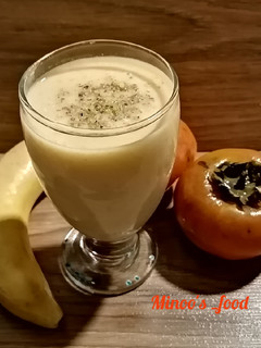 عکسی از دستور اسموتی خرمالو و موز
