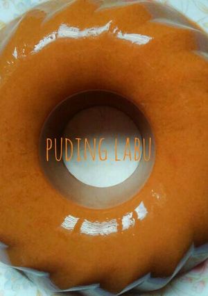 Foto resep Puding labu kuning #aop_platingbarenganekapudding