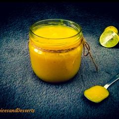 A picture of Homemade Lemon Curd Eggless.