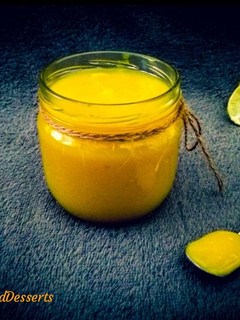 A picture of Homemade Lemon Curd Eggless.