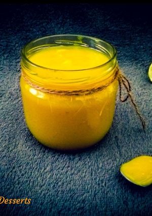 A picture of Homemade Lemon Curd Eggless.