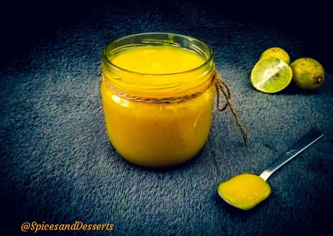 Homemade Lemon Curd Eggless