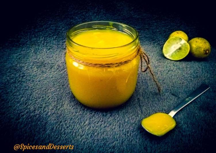 Simple Way to Prepare Quick Homemade Lemon Curd Eggless