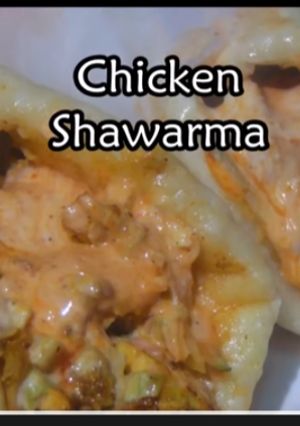 A picture of Chicken shawarma.