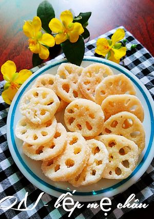 Hình của món Mứt củ sen.