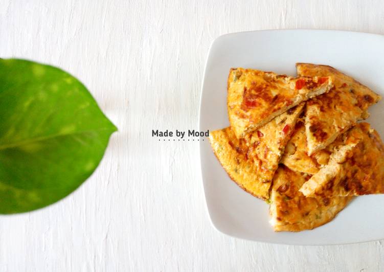 Telur Dadar Campur (Sederhana)