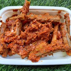 A picture of Drumstick sabji.