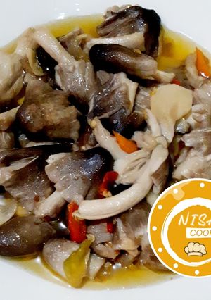 Foto resep 249. Tumis jamur sawit