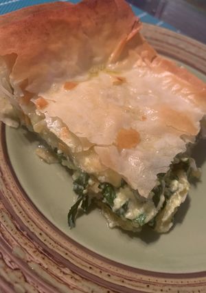 Una foto de Pita de espinaca