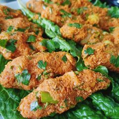 Red Lentils Patties A picture of Red Lentils Patties.