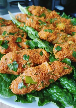 A picture of Red Lentils Patties.