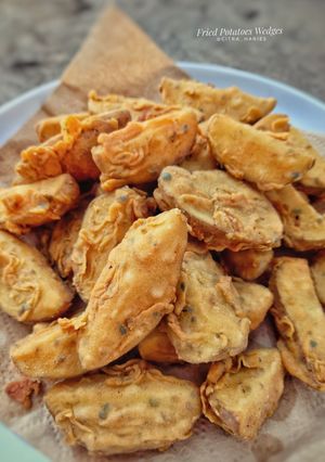 Foto resep Fried Potatoes Wedges