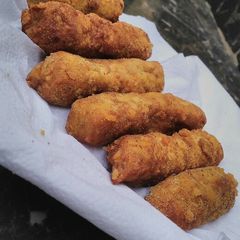 A picture of Crunchy egg fingers.