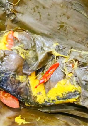 Foto resep Pepes ikan emas duri lunak tanpa presto