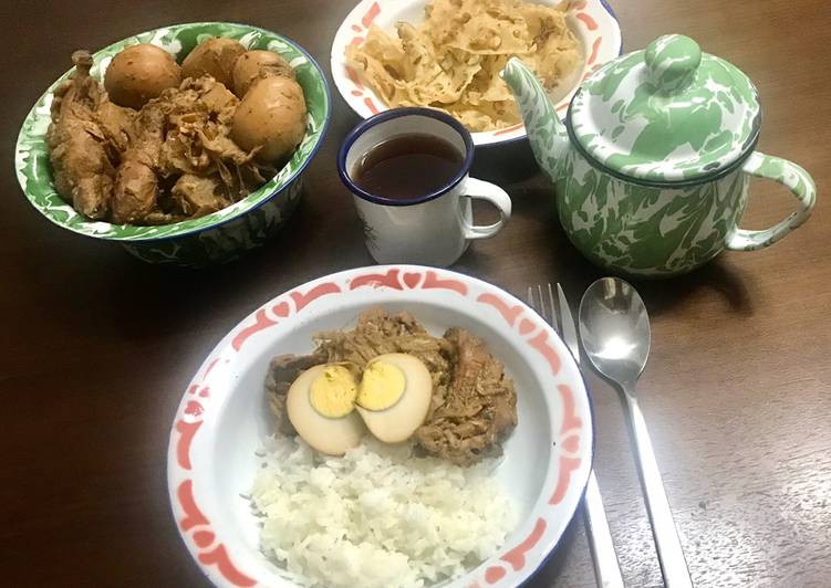 Cara Membuat Gudeg Ayam Telur By Dapur Itha Yang Renyah