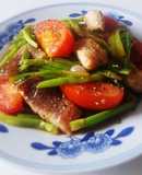 Cá LÓC xào rau cần nước