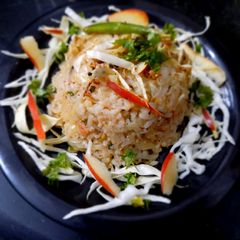 A picture of Apple and Cabbage Rice.