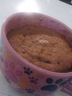 Una foto de Pastel de chocolate 5 minutos microondas :3