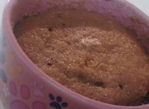 Una foto de Pastel de chocolate 5 minutos microondas :3