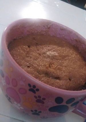 Una foto de Pastel de chocolate 5 minutos microondas :3