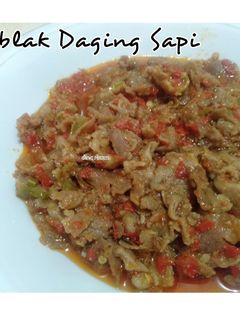 Foto resep Balado Daging Sapi bumbu Seblak