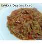 Cara Gampang Menyiapkan Resep Balado Daging Sapi bumbu Seblak yang Enak Banget