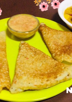 A picture of Sooji dosa.