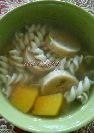 Foto resep Sayur Bening Labu Kuning Macaroni