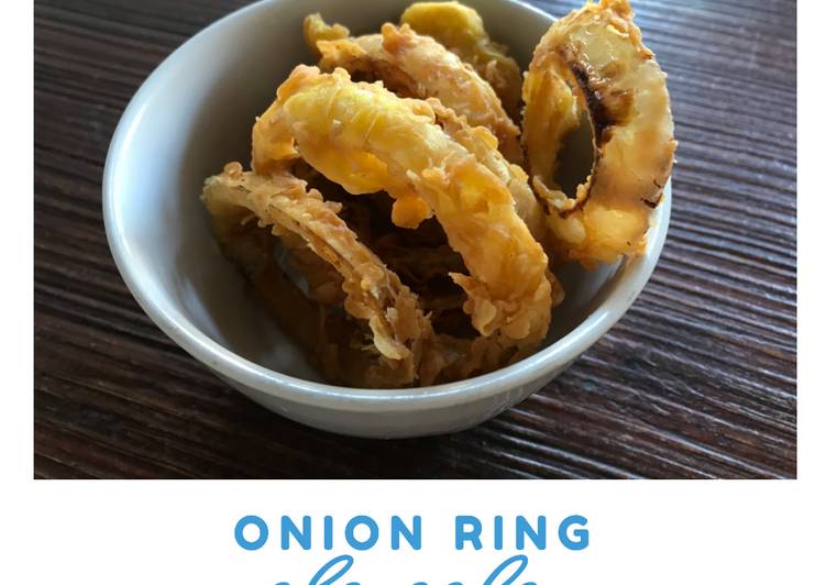 Bagaimana Menyiapkan Onion Ring Ala Cafe Anti Gagal