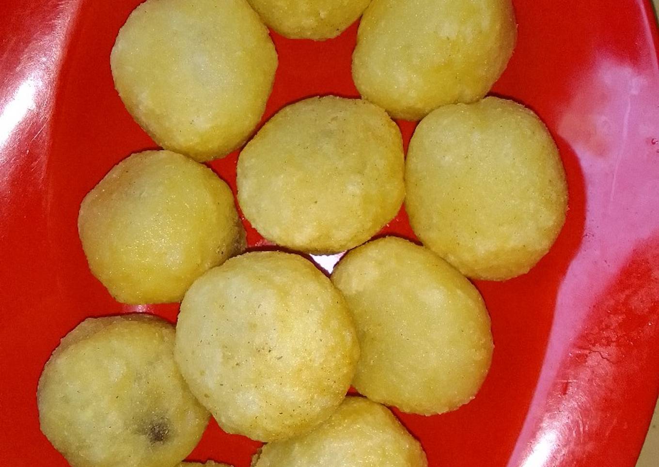 Resep Bola-bola singkong isi coklat Anti Gagal