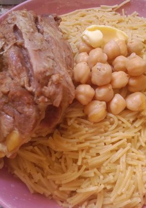 صورة لوصفة دويدة باللحم 😋😋😋
